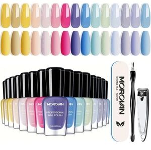 Morovan Professional Nail Polish Set